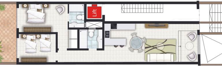 Mosta - 2 Bedroom Finished Maisonette