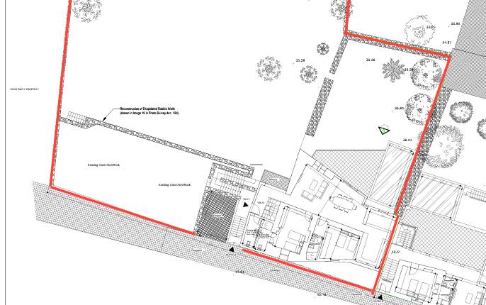 Kalkara - Shell Form Farmhouse + Car Port - On Plan