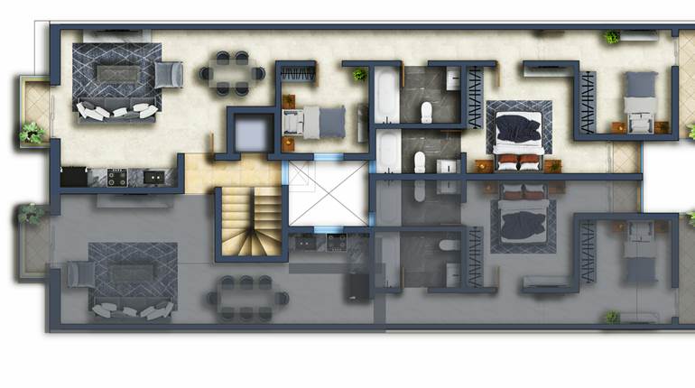 Tarxien - 2nd Floor 2 Bedroom + Large Study Apartment