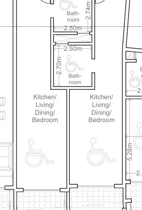 San Gwann - Studio Apartment On Plan - Shell Form
