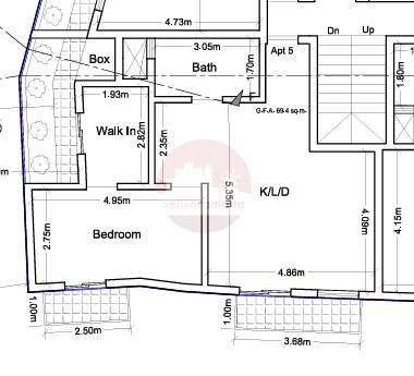 Qormi - Under Construction One Bedroom Apartment - Finished