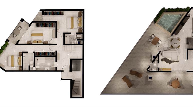 Mosta - 3 Bedroom Finished Duplex Penthouse Ready Built