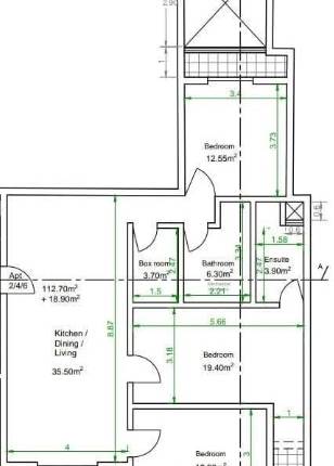 Mosta - 3 Bedroom 3rd Floor Finished Apartment On Plan 