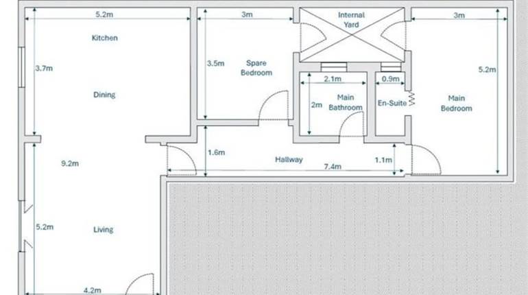 Bugibba - 2 Bedroom Ground Floor Older Type Maisonette + Views 