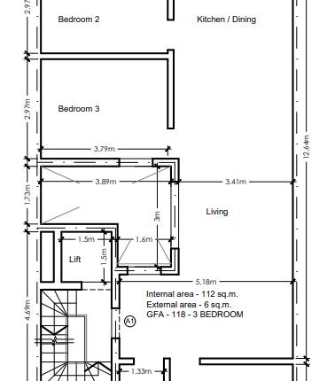 Fgura - 3 Bedroom First Floor Finished Apartment Ready Built 