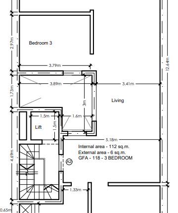 Fgura - 3 Bedroom Second Floor Finished Apartment Ready Built 