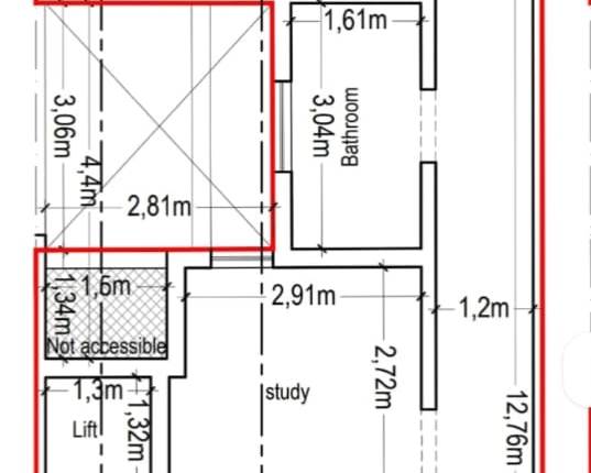 Fgura - 3rd Floor 3 Bedroom Apartment - On Plan