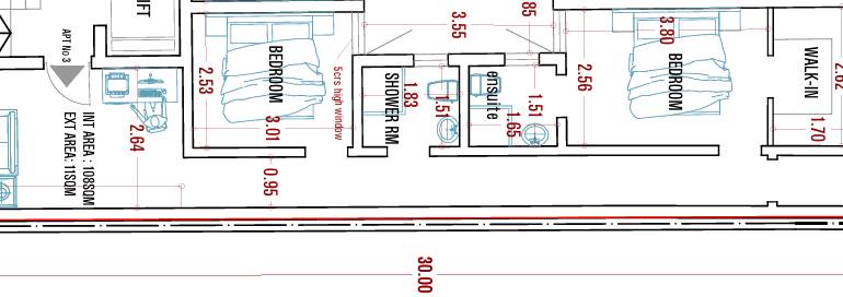 Birkirkara - Circa 119sqm 1st Floor 3 Bedroom Apartment Finished + Optional Garages 