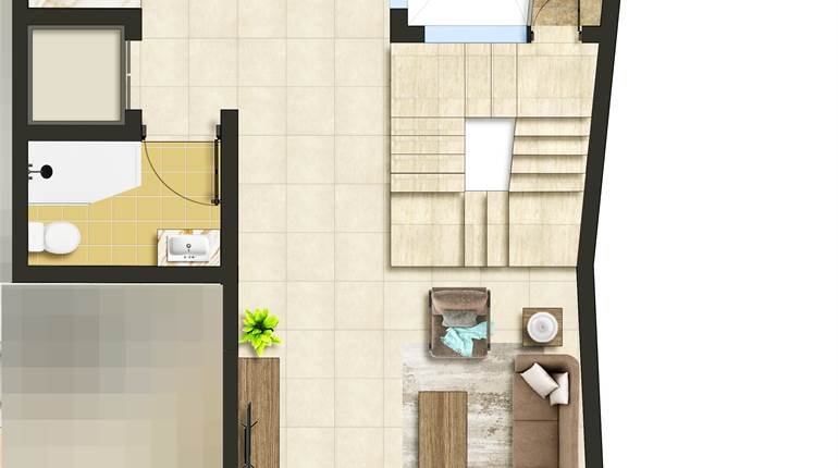 Zejtun - New 3 Bedroom Townhouse + Garage + roof Shell Form 