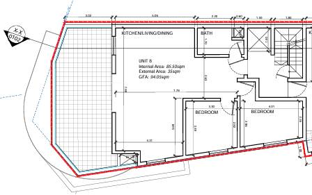 Fgura - 2 Bedroom Finished Apartment On Plan 