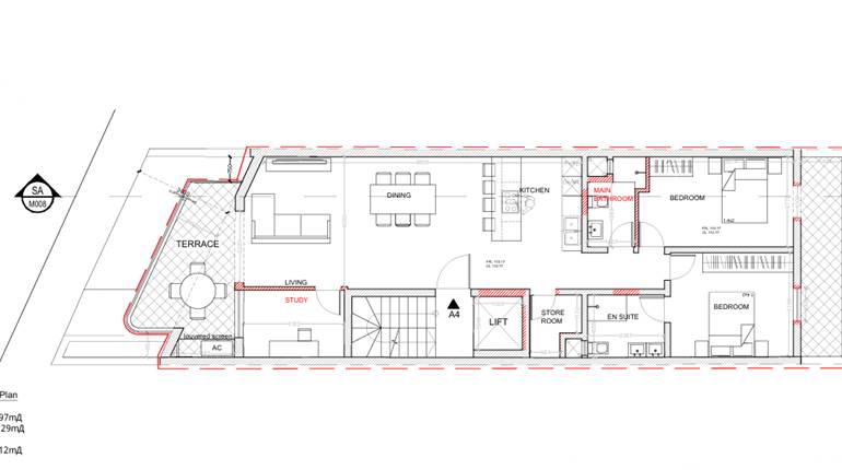 Fgura - On Plan 2 Bedroom + Study Finished Apartment + Front Terrace & Back Balcony 
