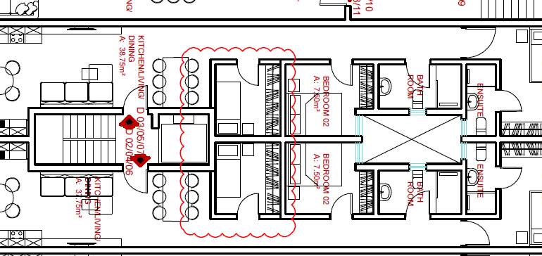 Zejtun - 1st Floor 2 Bedroom + Study Apartment Shell Form