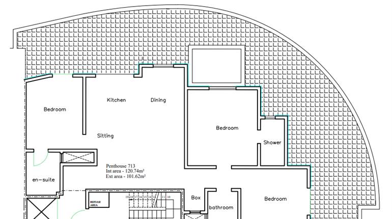 Naxxar - 3 Bedroom Finished Penthouse On Plan 
