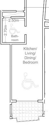 San Gwann - Studio Apartment Shell Form On Plan 