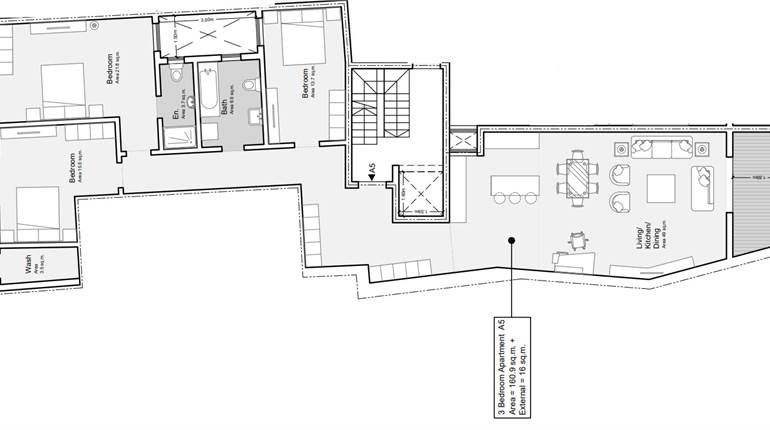 Balzan - 3 Bedroom 2nd Floor Finished Apartment On Plan 