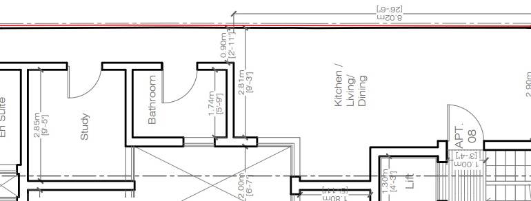Msida - 3 Bedroom 4th Floor Finished Apartment On Plan 