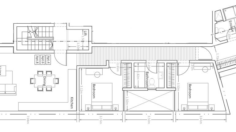 Qrendi - 3 Bedroom 2nd Floor Finished Apartment On Plan 