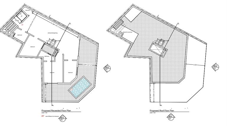 Mgarr- 200sqm  3 Bedroom Penthouse + Pool