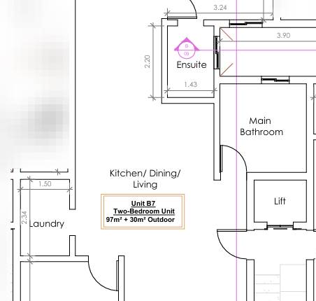 Paola - 2 Bedroom Penthouse Shell Form