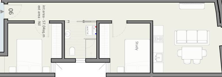 Marsa - 2 bedroom Apartment in Shell form