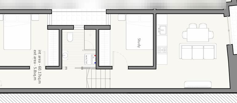 Marsa - 2 bedroom Apartment in Shell form