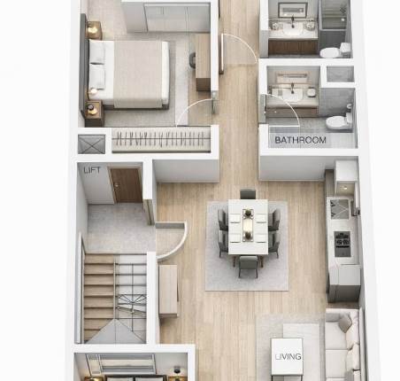 Dingli - 3 Bedroom 3rd Floor Finished Apartment On Plan 