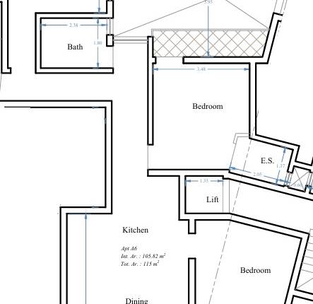 Birzebbuga - 3 Bedroom 2nd Floor Finished Apartment On Plan 