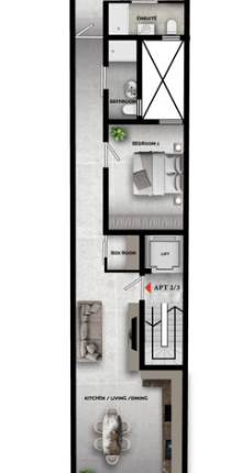 Qormi - 2 Bedroom Second Floor Finished Apartment On Plan 